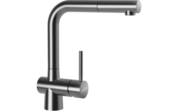 СМЕСИТЕЛ SCHOCK LAIOS PULL-OUT Инокс